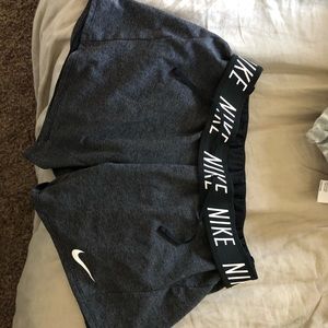 Nike dri-fit training shorts fold over waistband